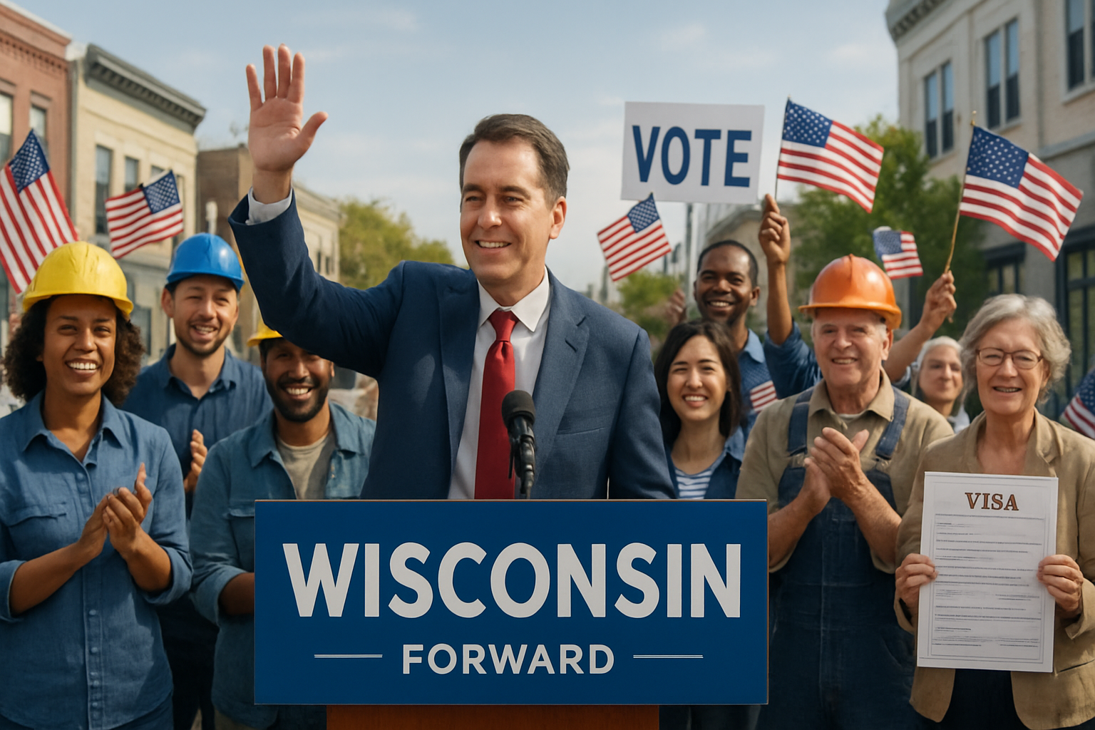 H-1B vízumok: Vance csalásellenes kampánya Wisconsinban